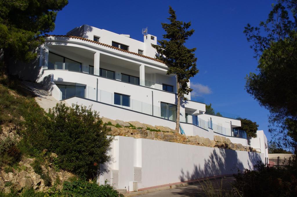 Villa en Can Furnet vistas al mar y a la ciudad de Ibiza
