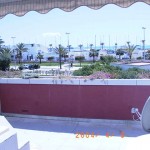 Terraza vista puerto deportivo